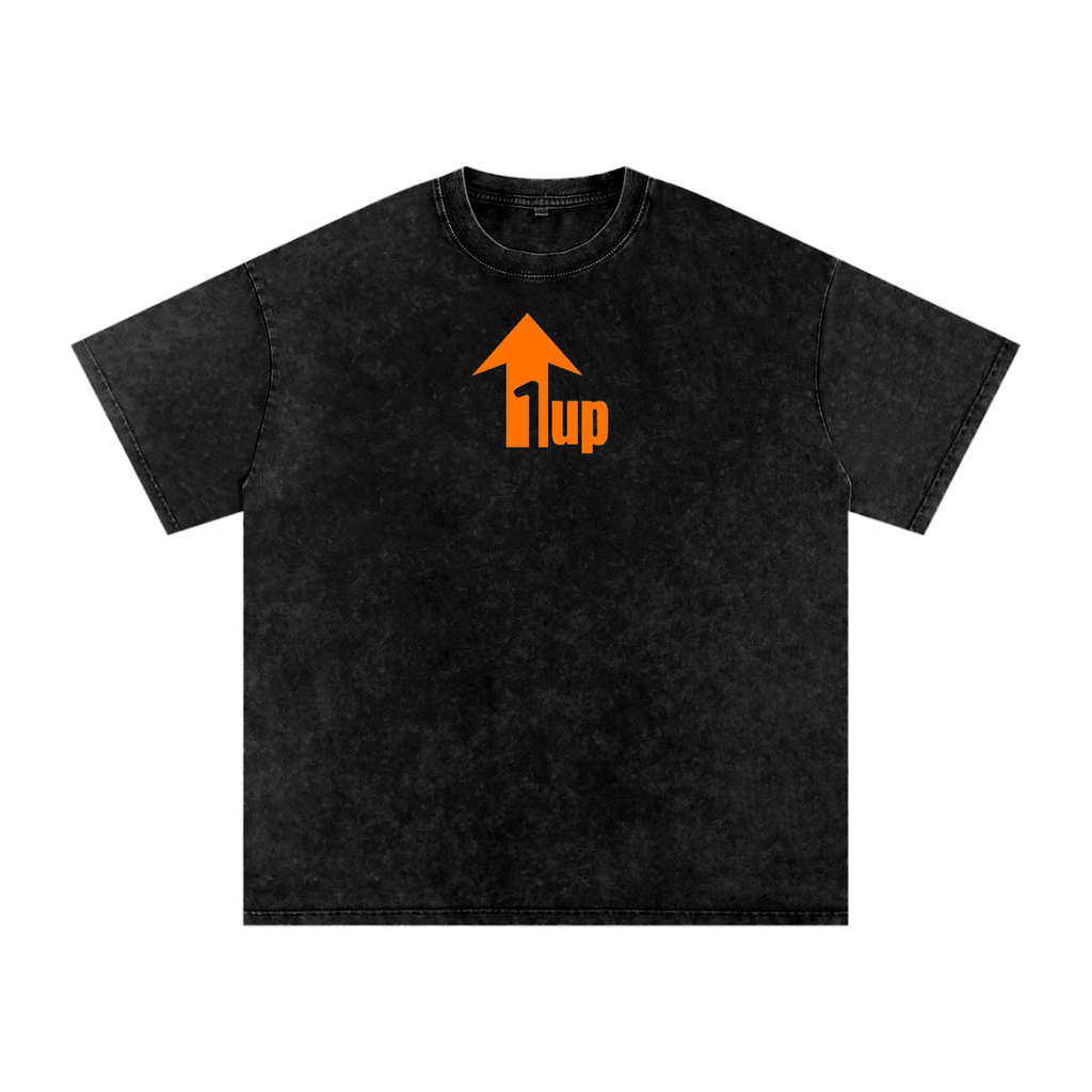 1UP ORANGE LOGO TSHIRT